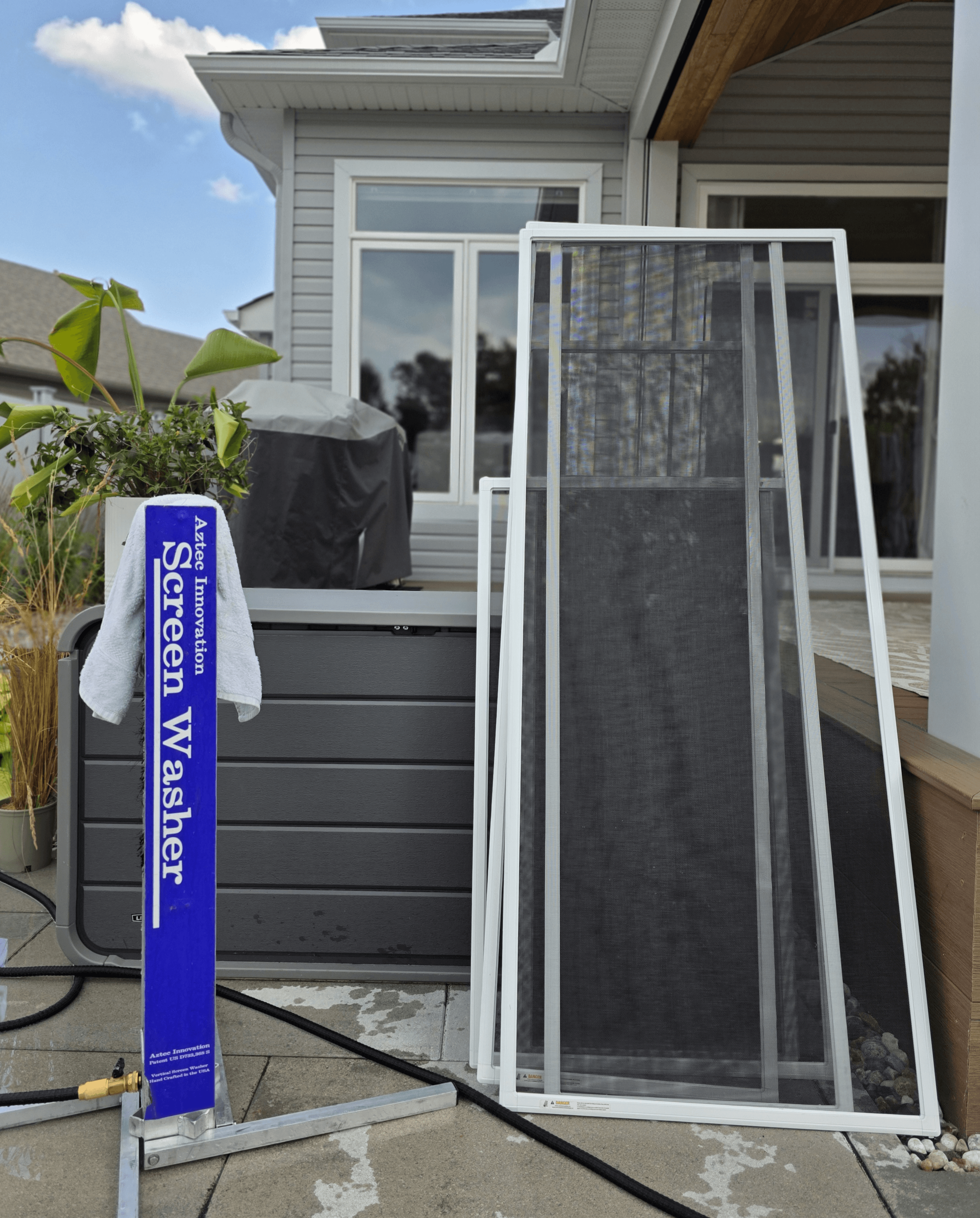 Window cleaning completion